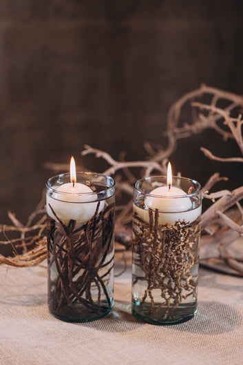 Kit Cilindros Velas Flotantes 15 cm