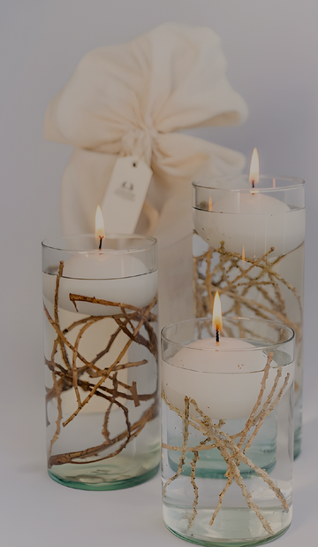 KIT VELAS FLOTANTES + TOTE BAG